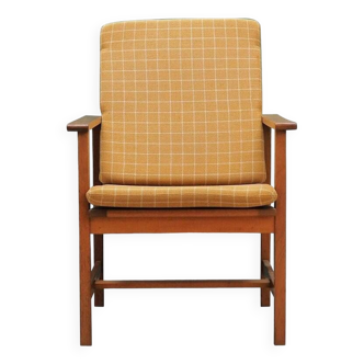 Yellow armchair, Danish design, 1970s, designer: Børge Mogensen