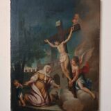 Old painting - oil on canvas - Italian school, 18th century