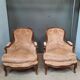 Paire de fauteuils de style Louis XV