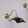 Mercury reflective glass and brass wall lights (35 available)