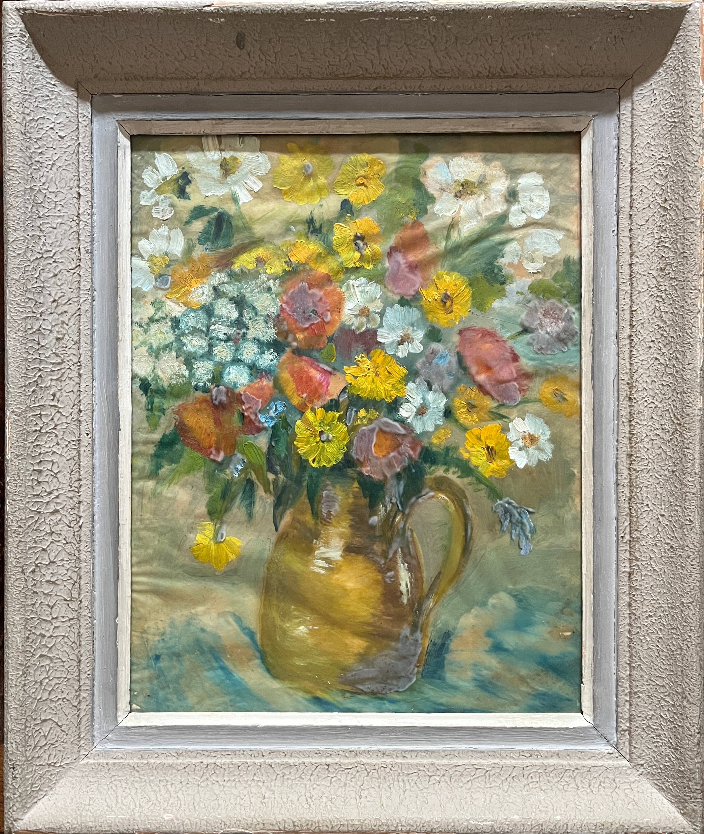 HSTP painting (Bouquet of flowers" circa 1950 mention Algiers