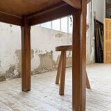 Round oak table 1950