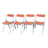 Série de 4 chaises pliantes marque Souvignet