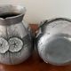 Art Deco/Art Nouveau vases signed M. Montagne vintage (1920-1930)