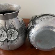 Art Deco/Art Nouveau vases signed M. Montagne vintage (1920-1930)