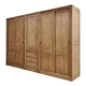 Sanded solid wood dresser, large wardrobe