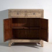 Antique pine sideboard with two drawers and two doors – China, circa 1930