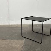 Table d'appoint postmoderne en métal perforé Ikea, années 1980