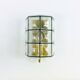 Mid-Century Glass Wall Light from Limburg, Germany, 1960s
