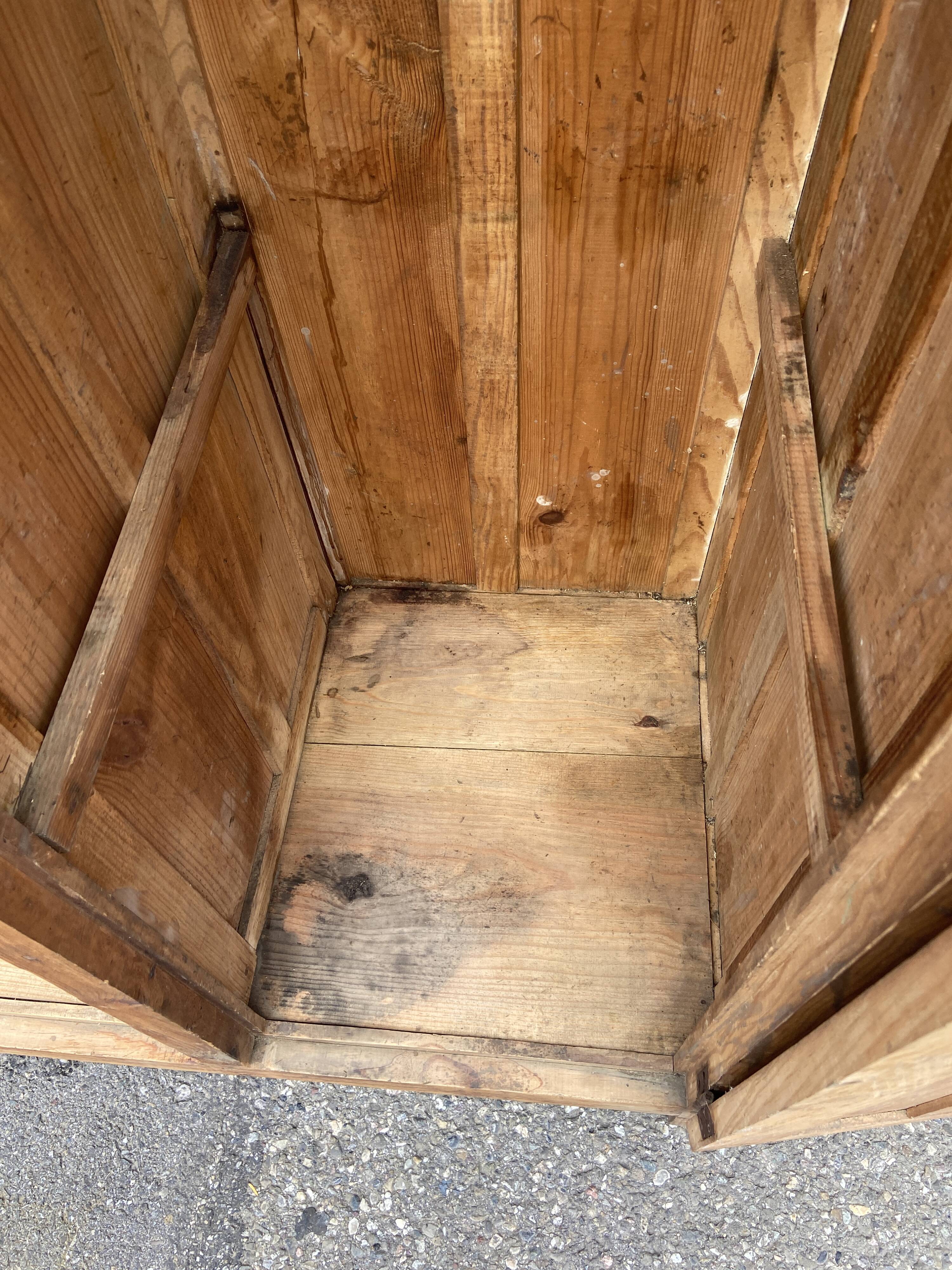 Vintage wooden workshop cloakroom 1930