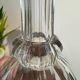 Pair of antique moulded crystal decanters (Baccarat style)