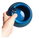 Bitossi Large Ashtray by Aldo Londi, Rimini Blu Ceramic, Italy, 1960s