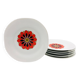 Massé Surget, design Jacques-André Souchet. 6 Dessert plates.
