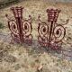 2 wrought iron doors