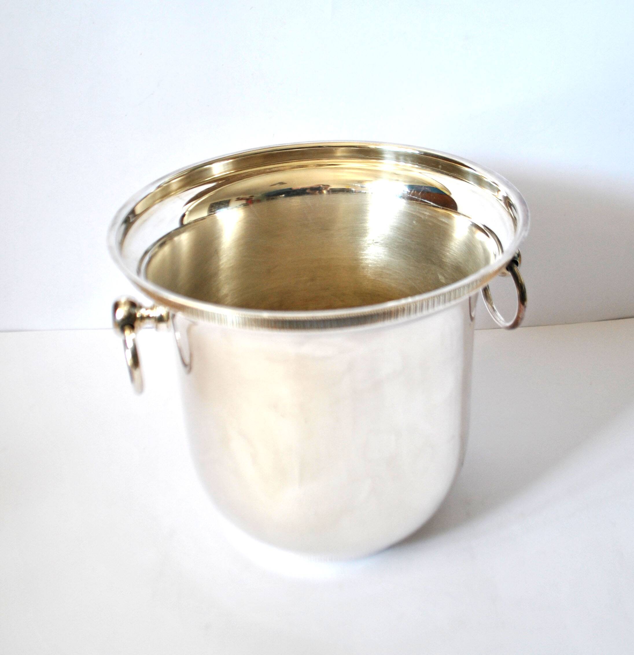 Vintage silver-plated champagne bucket Ice cooler Bar