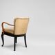 Art Deco Side Chair in Beech, France ca. 1940