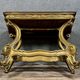 Console Louis XV Baroque en bois doré et bois laqué vers 1900