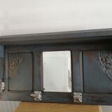 Wooden wall coat holder