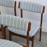 Set of 4 chairs by T.S.M in Denmark in the 1970
