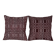 Set of 2 vintage kilim cushion covers 51x51 cm