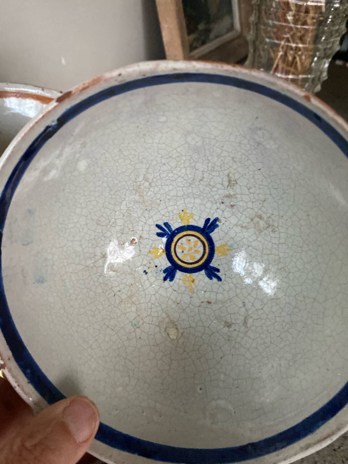 2 19th century earthenware bowls.