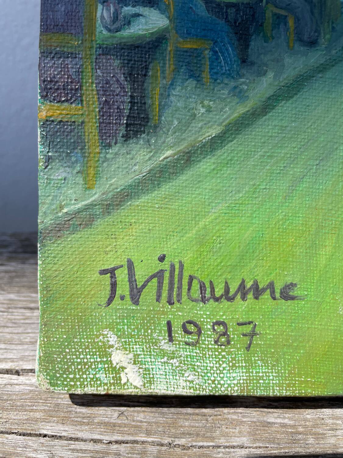 Oil painting Paris Montmartre