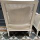 Pair of Louis XVI style caned Bergère armchairs