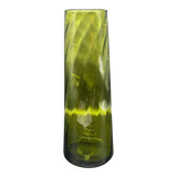 Large glass vase from the 1970s