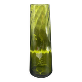 Large glass vase from the 1970s