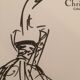 Christian dior, fashion press black and white vintage illustration