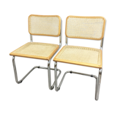 Paire chaises par Marcel Breuer, mod. B32