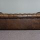 Chesterfield sofa in cowhide leather 3.5 seats