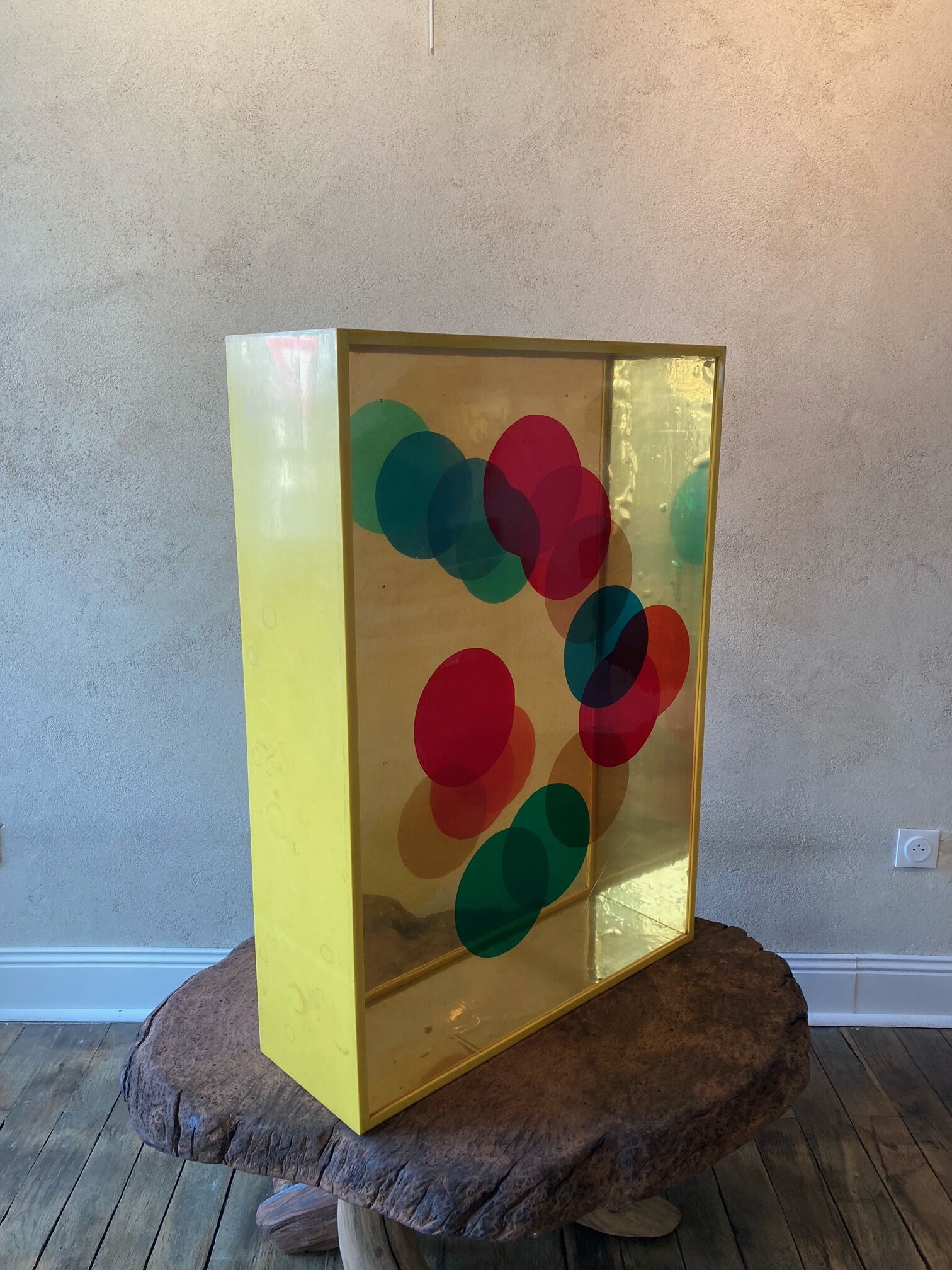 Boite sculpture double face en plexiglas, Eugenio Degani