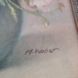 Old painting / oil painting / flowers