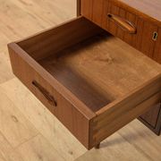 Mid-Century Freestanding Teak Kidney Desk, Denmark, 1960s