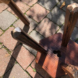 Brutalist chairs and stool