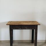 Wabi sabi patinated table