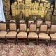 Set of 11 Louis XIII - Renaissance style chairs