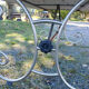 Table Top Carrara marble base wrought iron