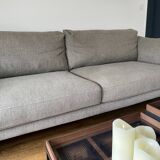 4-seater canapé AM PM model César in Cappuccino Tweed fabric