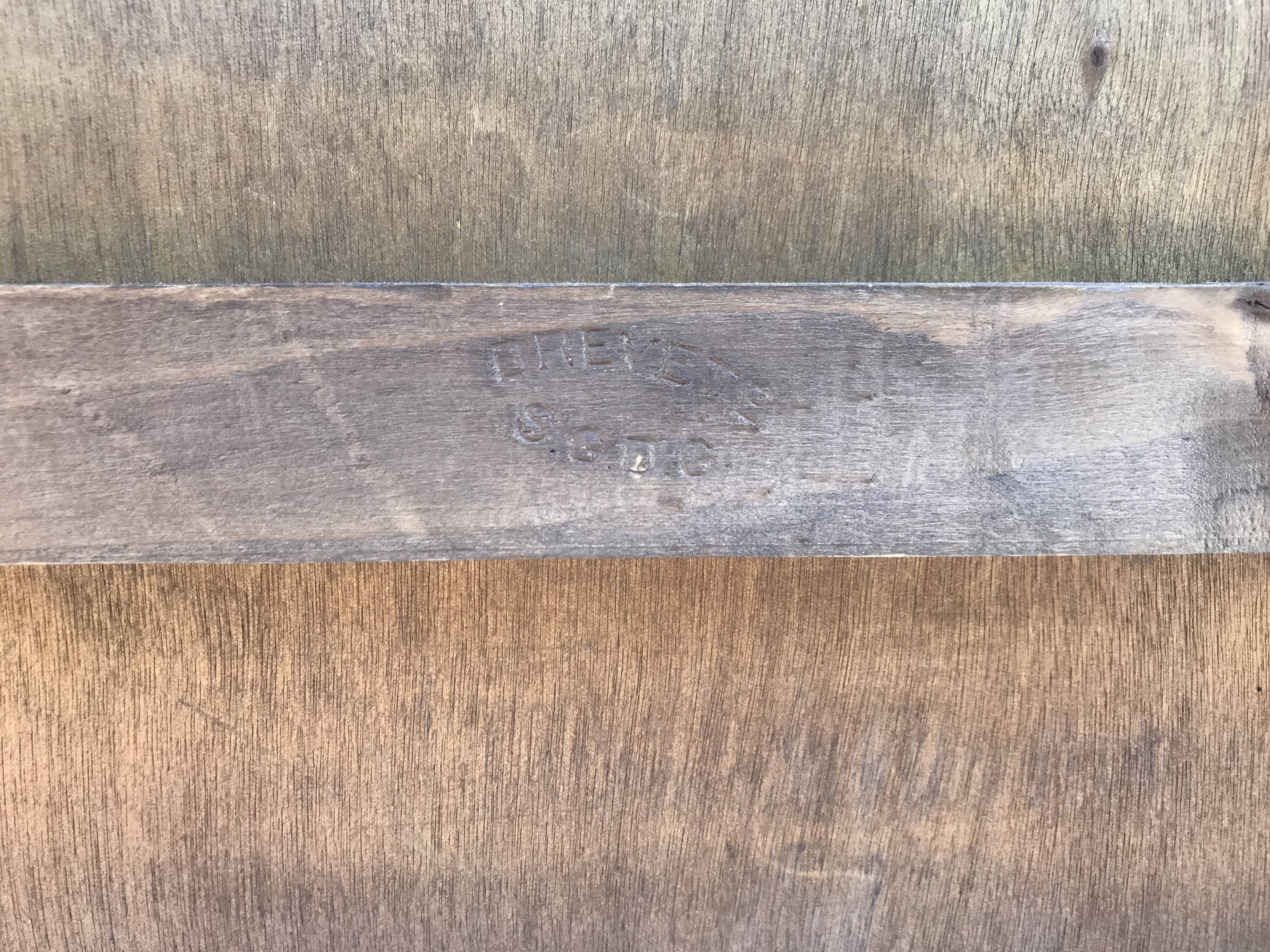 Ancienne table à jeu pliante et son plateau en feutrine verte vintage