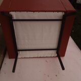 Armchair in brown skaï 70s