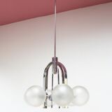 Vintage suspension Sputnik 6 boules années 60