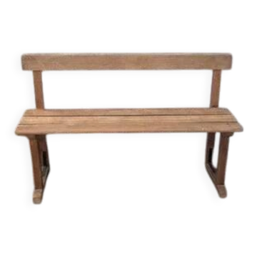 Banc avec dossier