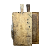 Antique cutting board with handle