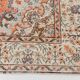 Tapis vintage anatolien tissé à la main en rose saumon, 206x392 cm