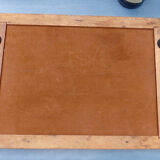 Tray wood and brass vintage