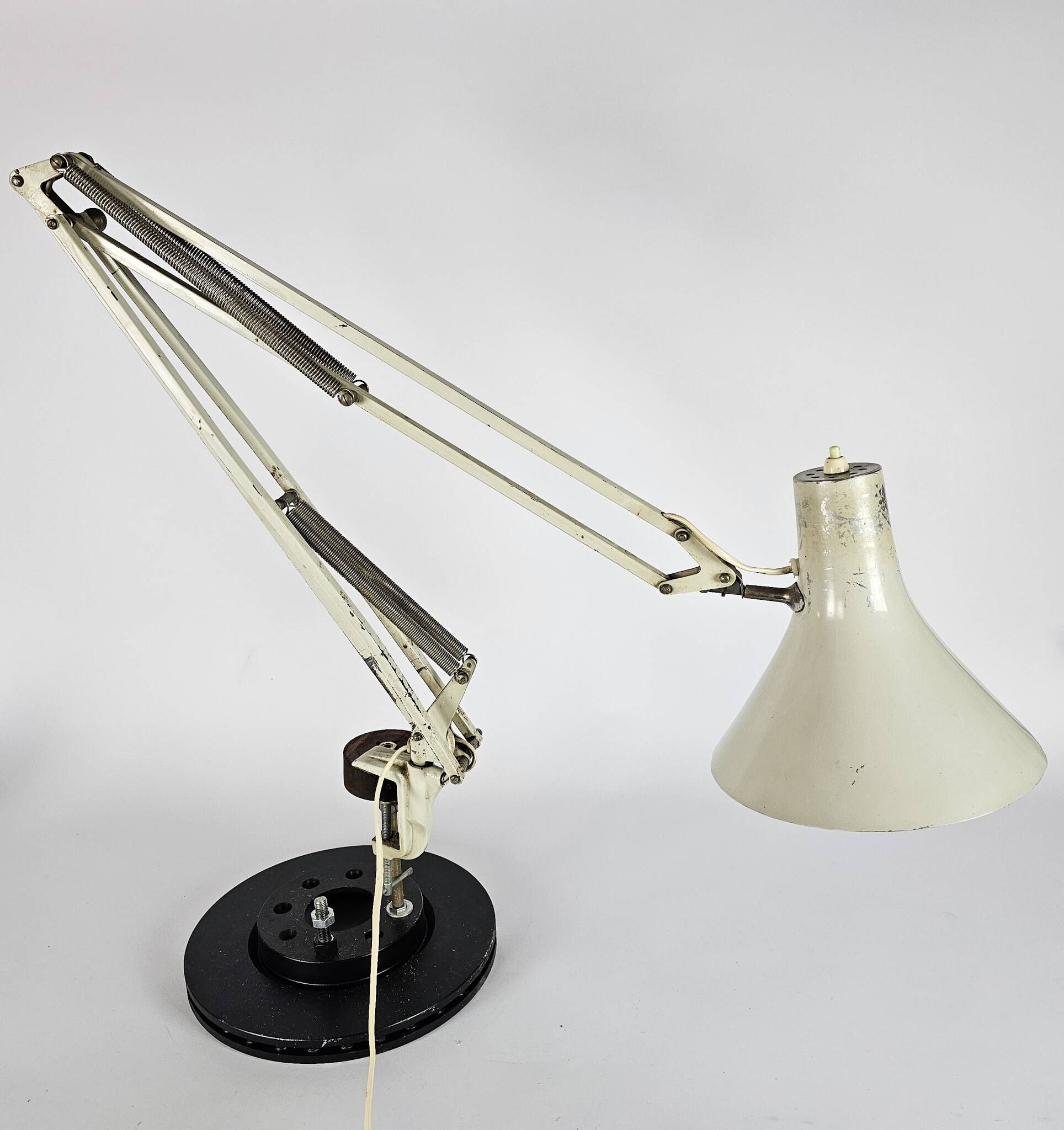 Philips - modèle NTD 36 - Louis Kalff - lampe de bureau - lampe d'architecte - métal - 1966