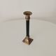 Antique brass and metal candle holder