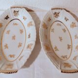 Duo of porcelain ravires art Limoges